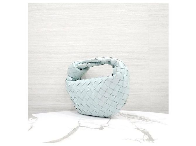 Bottega Veneta Borsa Mini Jodie Teal Washed - vista 2