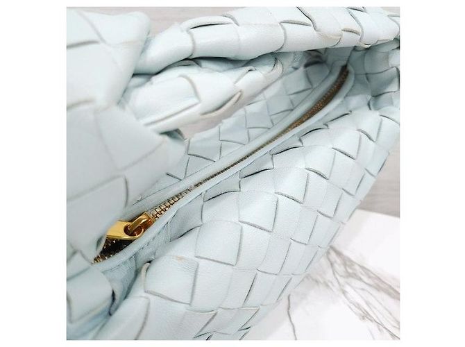 Bottega Veneta Borsa Mini Jodie Teal Washed - vista 5