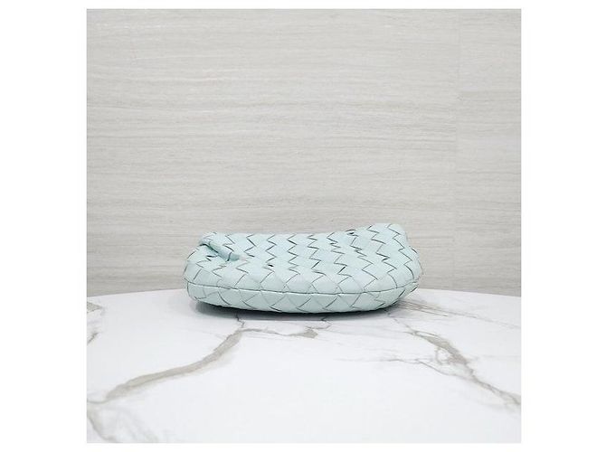 Bottega Veneta Borsa Mini Jodie Teal Washed - vista 8