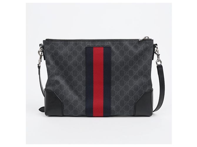 Gucci Borsa a tracolla GG Supreme Nero - vista 3