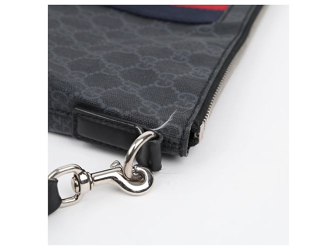 Gucci Borsa a tracolla GG Supreme Nero - vista 9