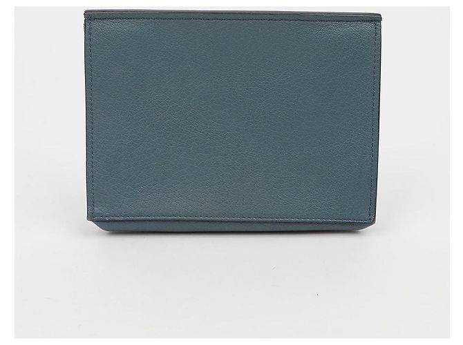 Borsa Tote Tie Céline in pelle marrone - vista 16