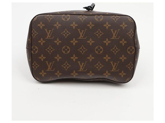 Bucket Louis Vuitton Borsa a secchiello in tela Monogram Nera - vista 4