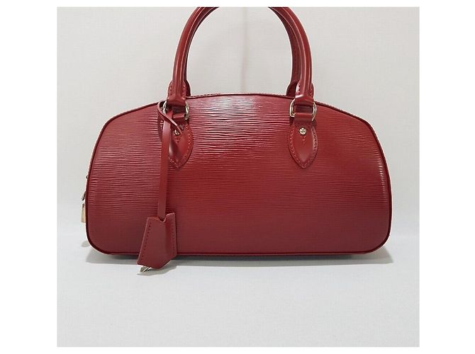 Louis Vuitton Epi Jasmine Tote Bag aus rotem Leder - Ansicht 2