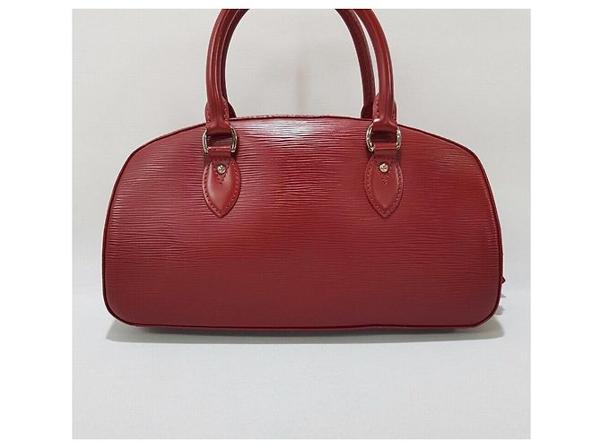 Louis Vuitton Epi Jasmine Tote Bag aus rotem Leder - Ansicht 4