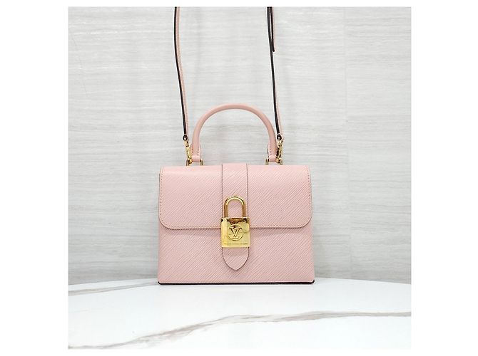 Louis Vuitton Borsa a tracolla Rocky BB Epi Rose Ballerine - vista 10