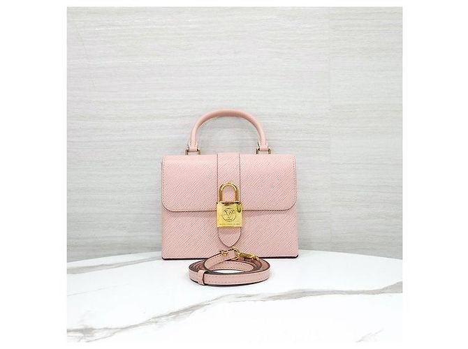 Louis Vuitton Borsa a tracolla Rocky BB Epi Rose Ballerine - vista 9