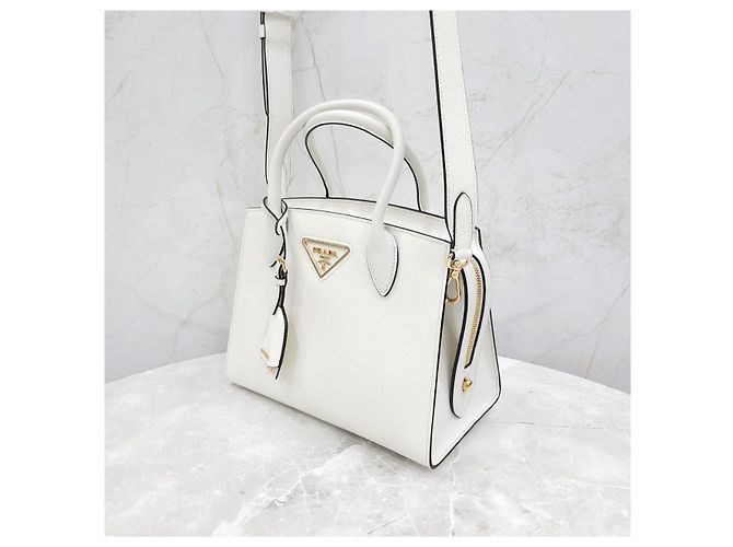 Prada Borsa con manico Christina Saffiano - vista 10