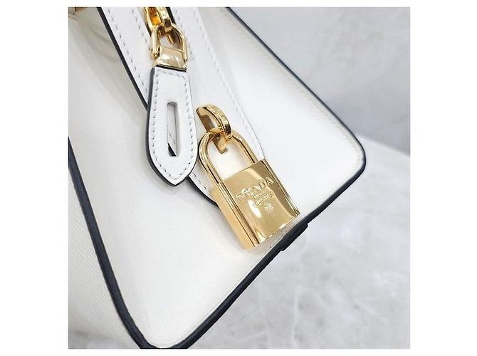 Prada Borsa con manico Christina Saffiano - vista 4