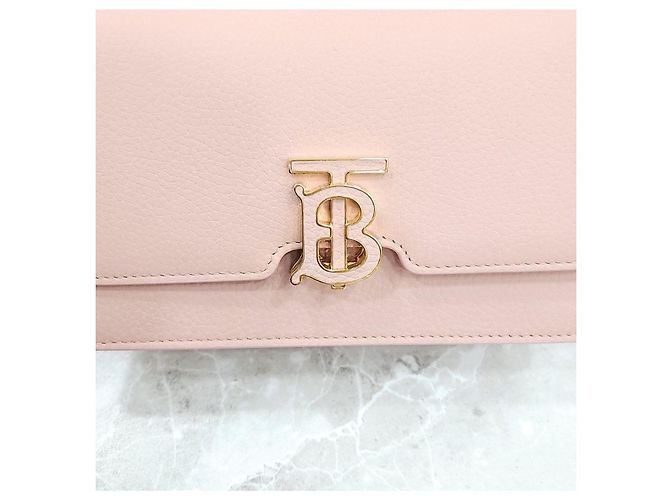 Burberry Borsa a tracolla Mini TB in pelle Rosa - vista 15