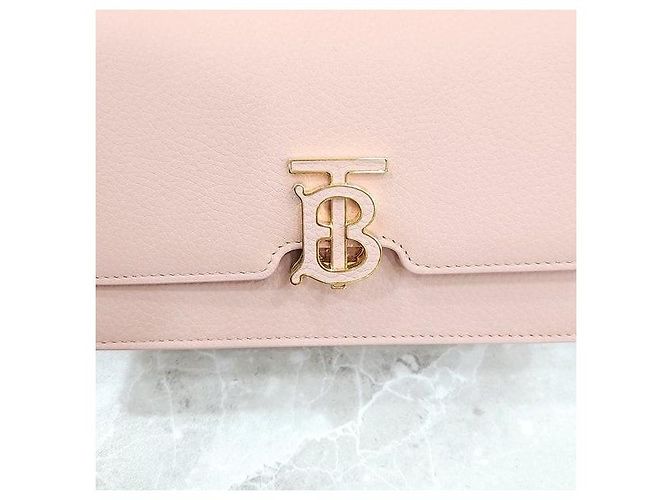 Burberry Borsa a tracolla Mini TB in pelle Rosa - vista 5