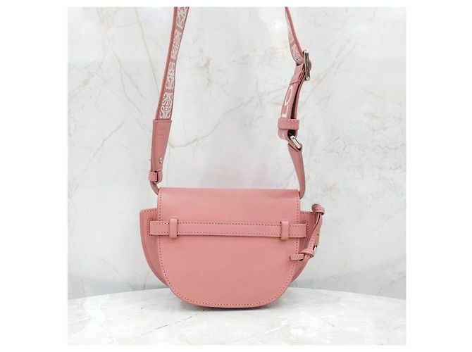 Loewe Mini Gate Dual Bag in vitello morbido - vista 12