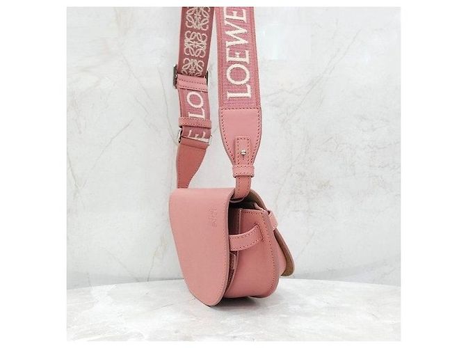Loewe Mini Gate Dual Bag in vitello morbido - vista 2