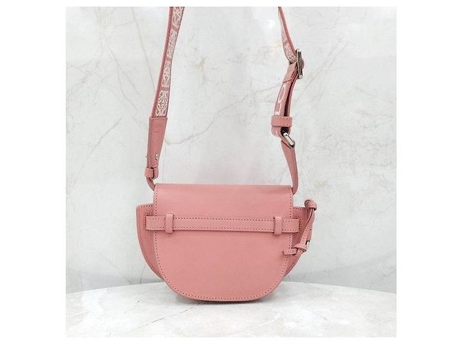 Loewe Mini Gate Dual Bag in vitello morbido - vista 3
