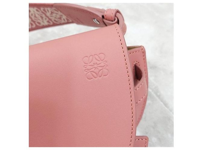 Loewe Mini Gate Dual Bag in vitello morbido - vista 4