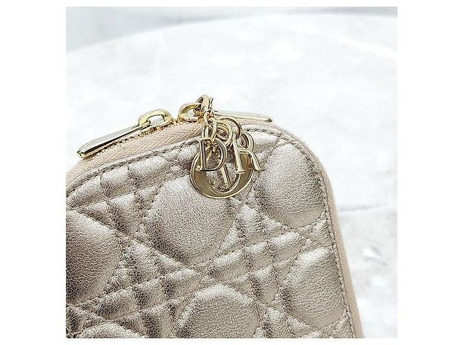 Dior Borsa a catena porta-cellulare Gold Lady - vista 4