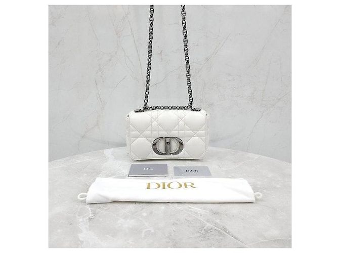 Dior Borsa a tracolla e crossbody Caro Latte Cannage Chain - vista 10