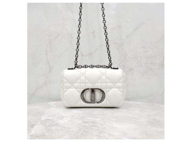 Dior Borsa a tracolla e crossbody Caro Latte Cannage Chain - vista 11