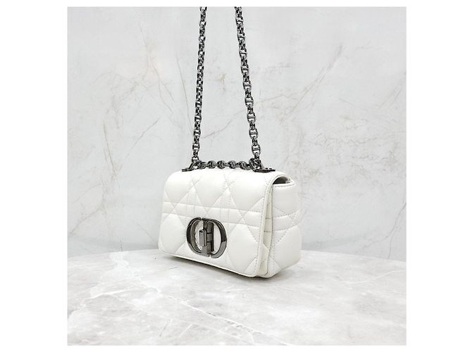 Dior Borsa a tracolla e crossbody Caro Latte Cannage Chain - vista 12