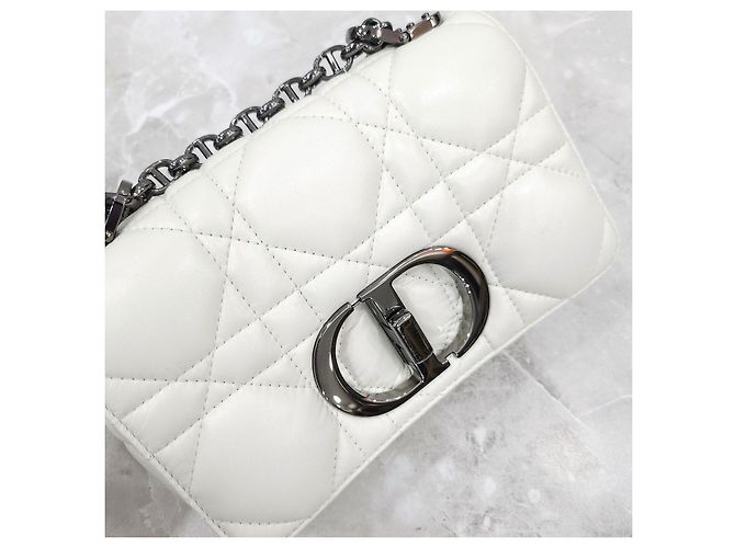 Dior Borsa a tracolla e crossbody Caro Latte Cannage Chain - vista 15