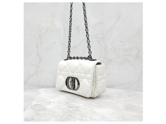 Dior Borsa a tracolla e crossbody Caro Latte Cannage Chain - vista 2