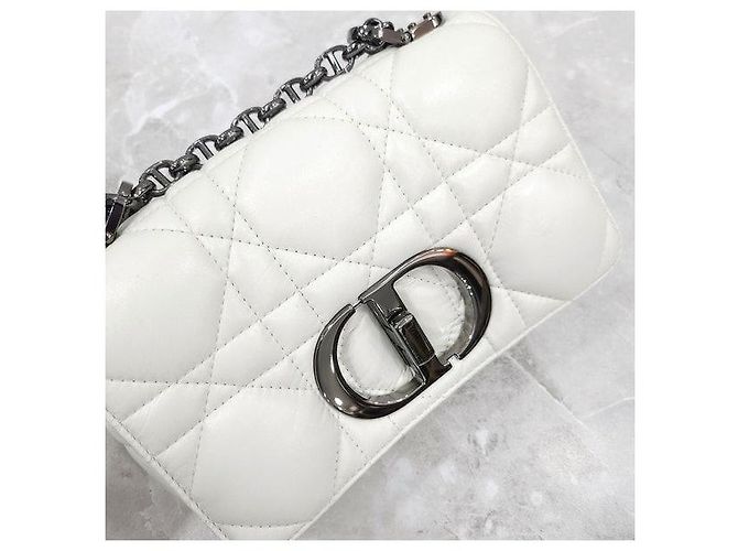 Dior Borsa a tracolla e crossbody Caro Latte Cannage Chain - vista 5