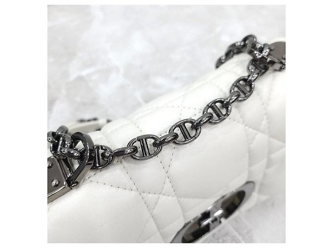 Dior Borsa a tracolla e crossbody Caro Latte Cannage Chain - vista 9