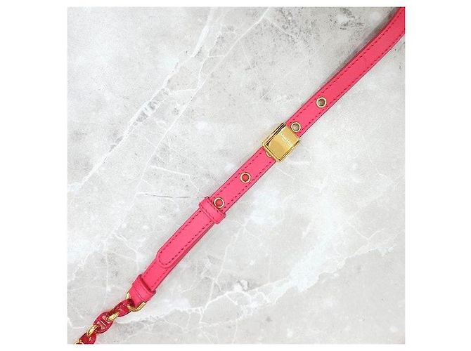 Dior Karo Shoulder Bag Medium Denim Bright Pink - Ansicht 5