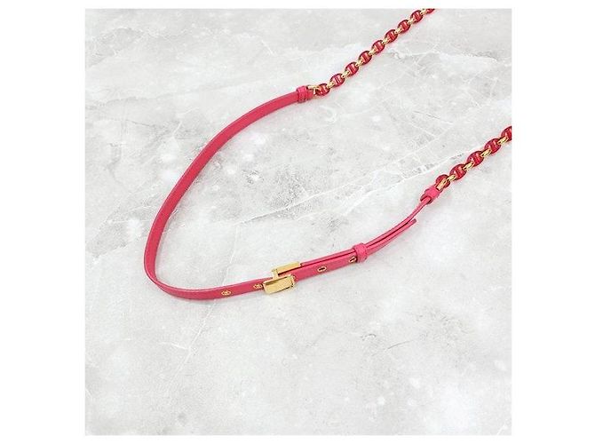 Dior Karo Shoulder Bag Medium Denim Bright Pink - Ansicht 6