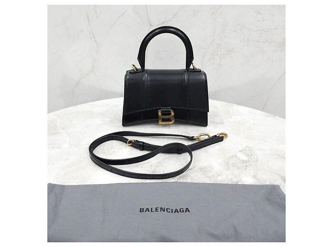 Balenciaga Borsa Hourglass XS Box Top Handle - vista 7