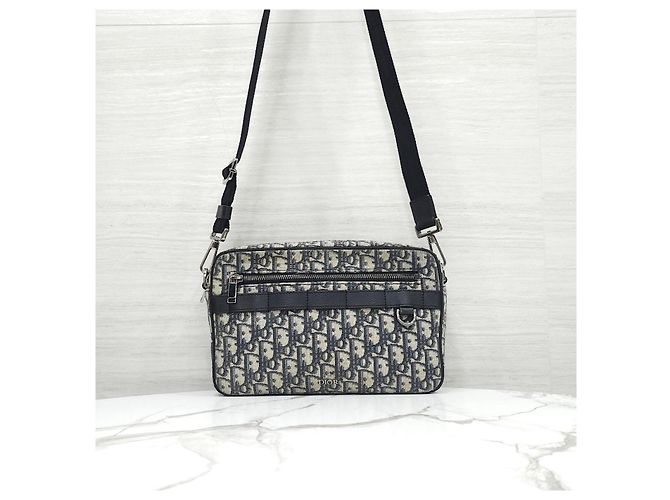 Dior Borsa a Tracolla Safari in Jacquard Oblique - vista 11