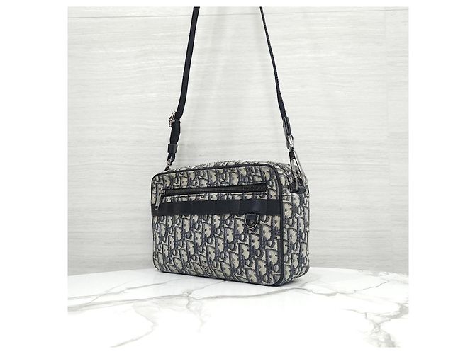 Dior Borsa a Tracolla Safari in Jacquard Oblique - vista 12