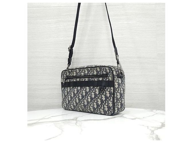 Dior Borsa a Tracolla Safari in Jacquard Oblique - vista 2