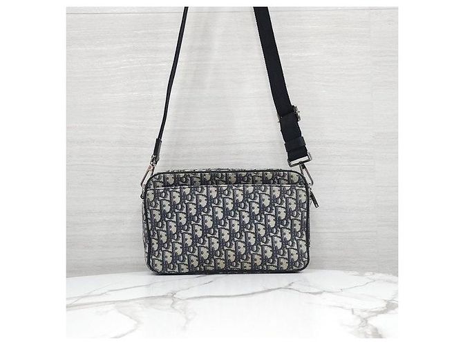 Dior Borsa a Tracolla Safari in Jacquard Oblique - vista 3