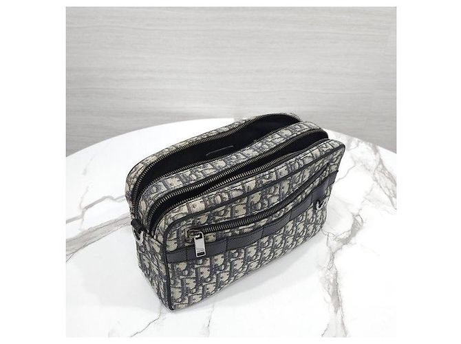 Dior Borsa a Tracolla Safari in Jacquard Oblique - vista 6