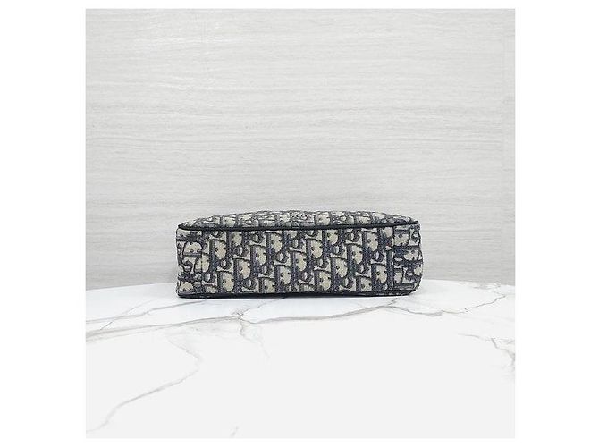 Dior Borsa a Tracolla Safari in Jacquard Oblique - vista 7