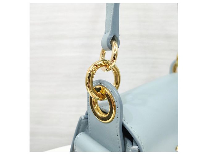 Chloé Borsa a tracolla piccola Tess Storm Blue - vista 15