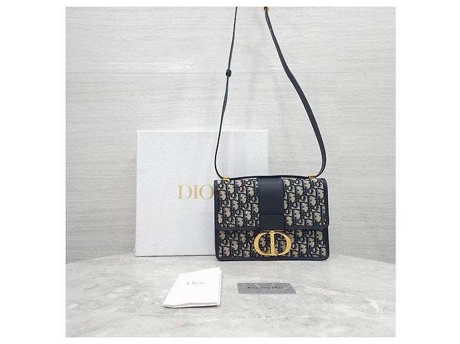 Dior Montaigne Bag Blue Oblique - Ansicht 8