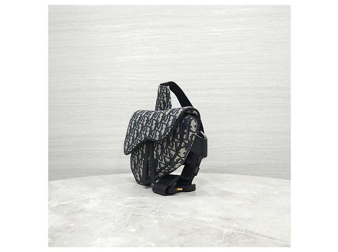 Dior Oblique Jacquard Mini Saddle Bag - Ansicht 2