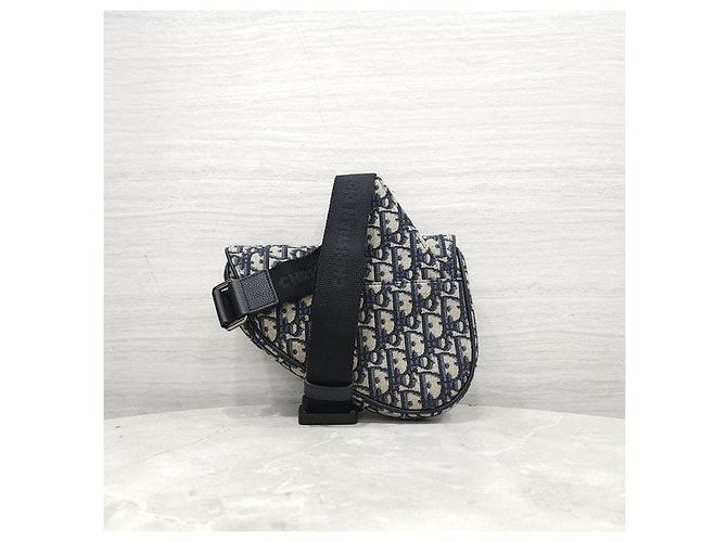Dior Oblique Jacquard Mini Saddle Bag - Ansicht 3