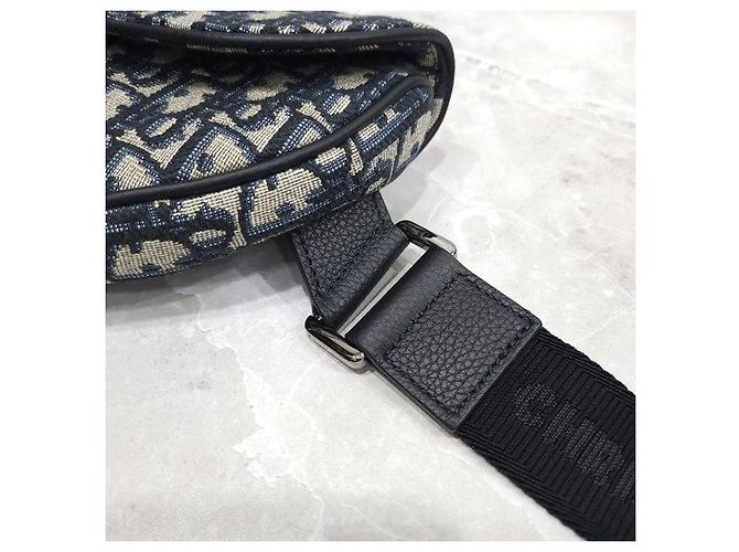 Dior Oblique Jacquard Mini Saddle Bag - Ansicht 5