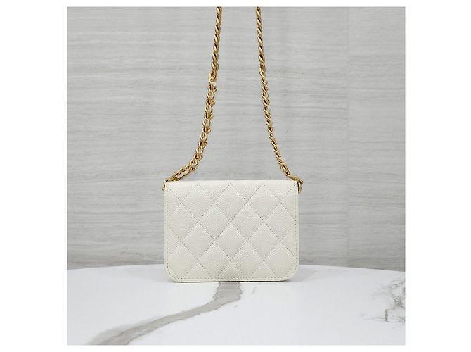 Chanel Borsa a tracolla mini Caviar Melody Chain - vista 13