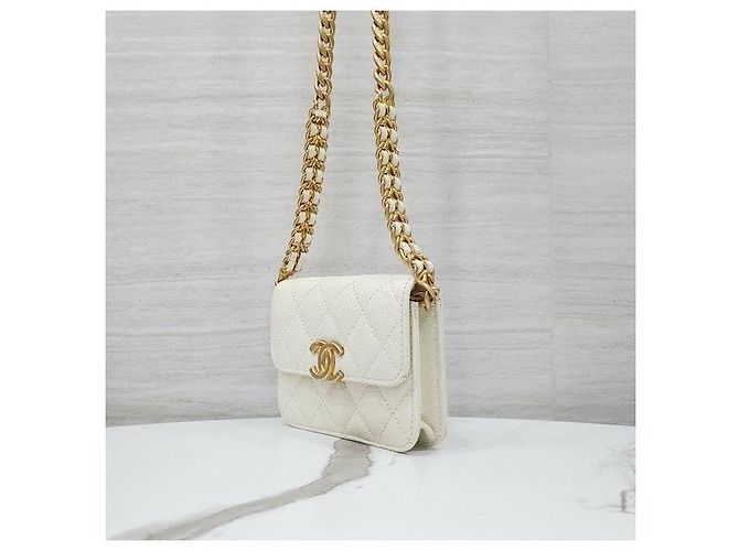 Chanel Borsa a tracolla mini Caviar Melody Chain - vista 2