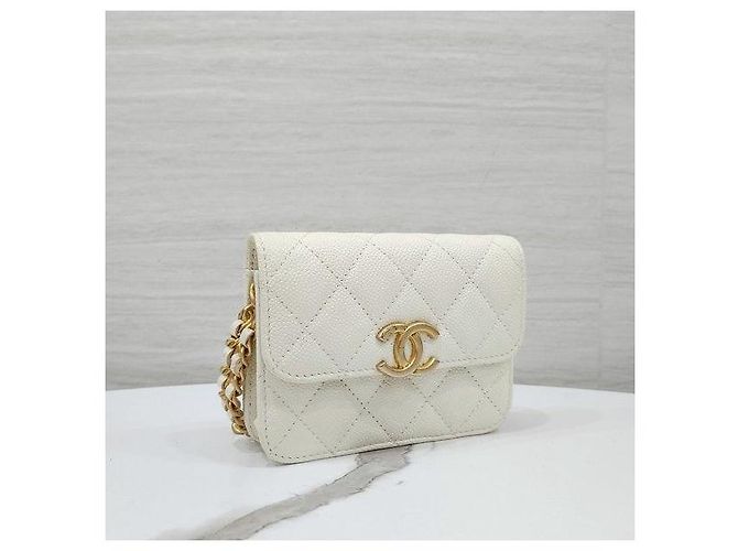 Chanel Borsa a tracolla mini Caviar Melody Chain - vista 4