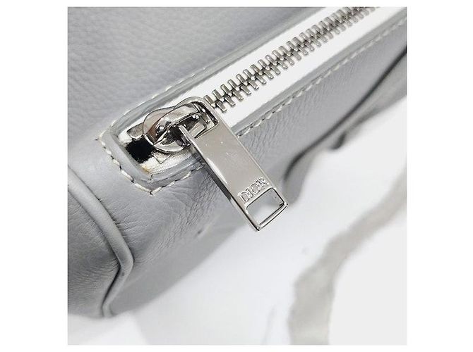 Dior Stitch Gray Grain Saddle Bag - Ansicht 6