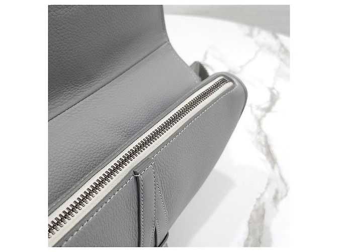Dior Stitch Gray Grain Saddle Bag - Ansicht 7