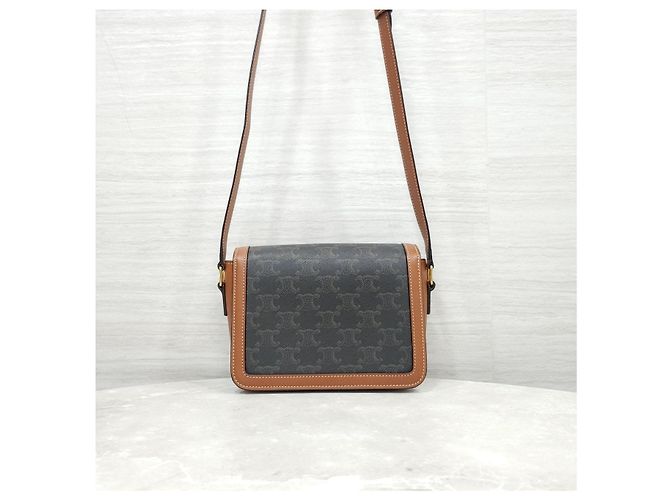 Céline Borsa a tracolla in tela Tan - vista 13
