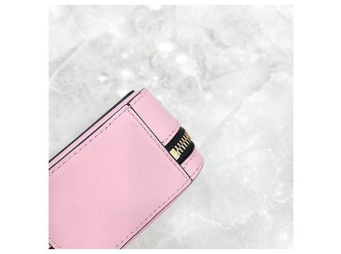 Dolce & Gabbana Micro Borsa in Pelle di Vitello Logo Rosa - vista 7