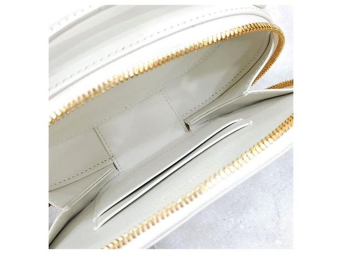 Dior Borsa Camera Oval Signature in vitello Latte - vista 8
