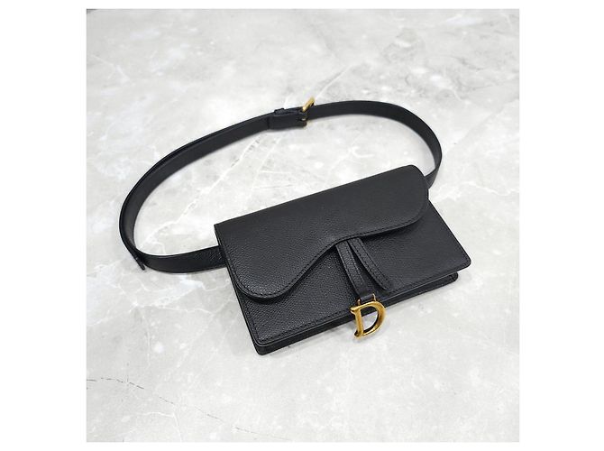 Dior Gürteltasche Saddle Pouch Schwarz - Ansicht 14